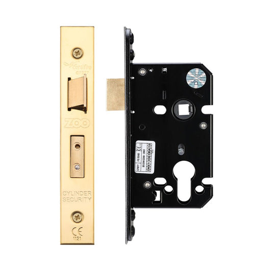 Euro Profile Sashlock 64mm Brass Love Handles uk