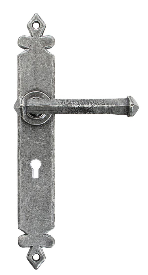Pewter Tudor Lever Lock Set.
