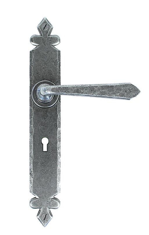 Pewter Cromwell Lever Lock Set.
