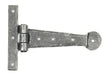 Pewter Penny End Hinge Front (pair).