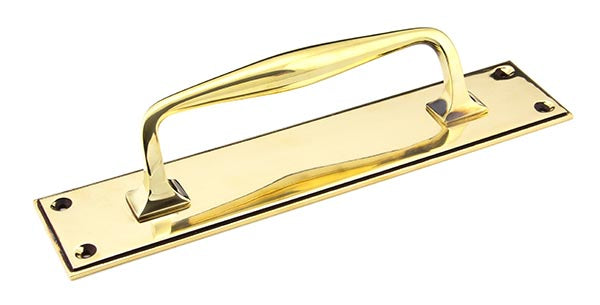 300mm Art Deco Pull Handle on Backplate.