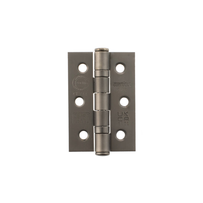 Atlantic CE Fire Rated Grade 7 Ball Bearing Hinges 3″ x 2″ x 2mm.