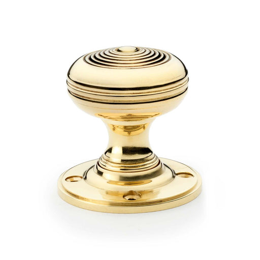AW - Christoph Mortice Knob - Unlacquered Brass