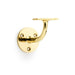 AW - Architectural Handrail Bracket - Polished Brass