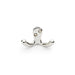 AW - Victorian Double Robe Hook - Polished Nickel