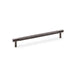 AW - Brunel Knurled T-Bar Cupboard Handle - Dark Bronze PVD - Centres 192mm