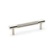 AW - Brunel Knurled T-Bar Cupboard Handle - Polished Nickel - Centres 96mm