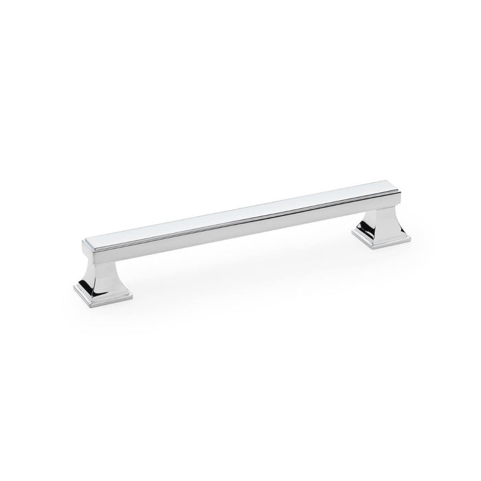 AW - Jesper Square Cabinet Pull Handle - Polished Chrome - Centres 160mm