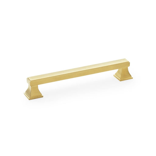 AW - Jesper Square Cabinet Pull Handle - Satin Brass PVD - Centres 160mm