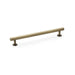 AW Round T-Bar Cabinet Pull Handle - Antique Brass - 192mm
