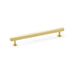AW - Square T-Bar Cabinet Pull Handle - Satin Brass - 192mm