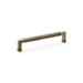 AW - Camille Knurled Cabinet Pull Handle - Antique Brass