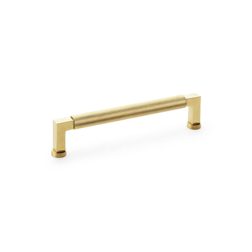 AW - Camille Knurled Cabinet Pull Handle - Satin Brass PVD