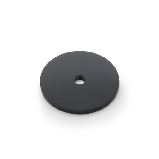 AW - Circular Backplate - Black - Diameter 35mm
