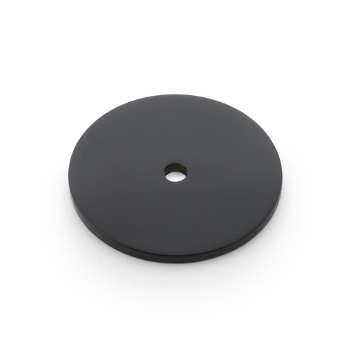 AW - Circular Backplate - Black - Diameter 40mm
