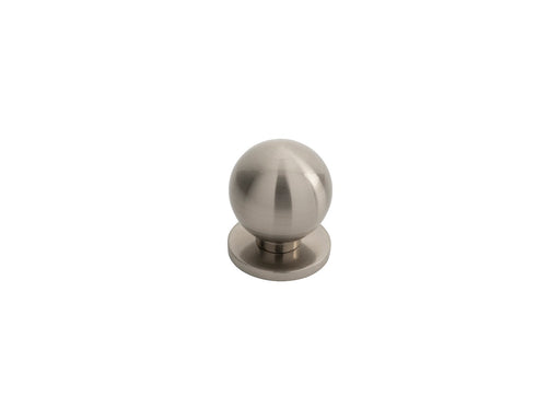 25mm FTD Stainless Steel Ball Knob w/ Rose